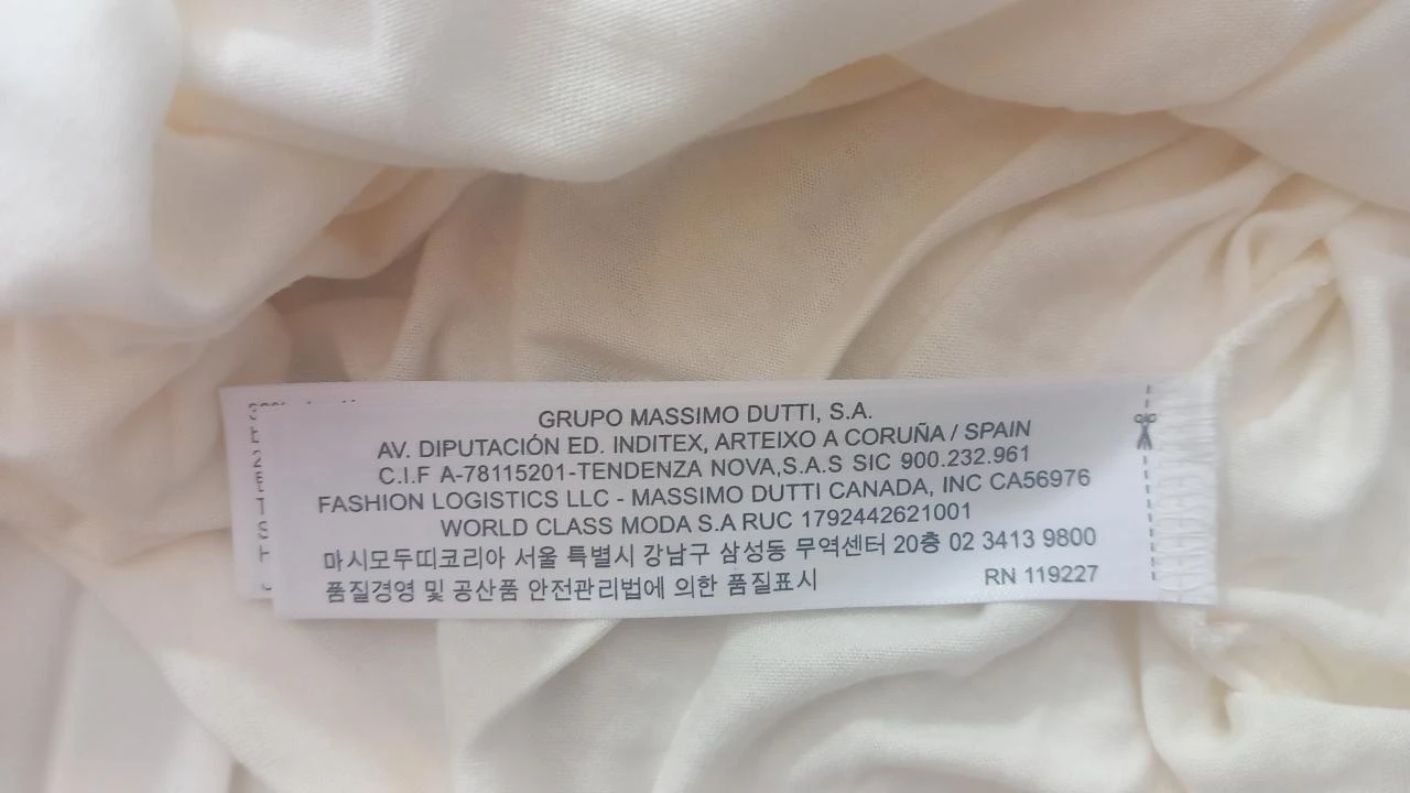 Vestido crema plisado, Massimo Dutti Fit's M | Robe plissée crème – photo 6